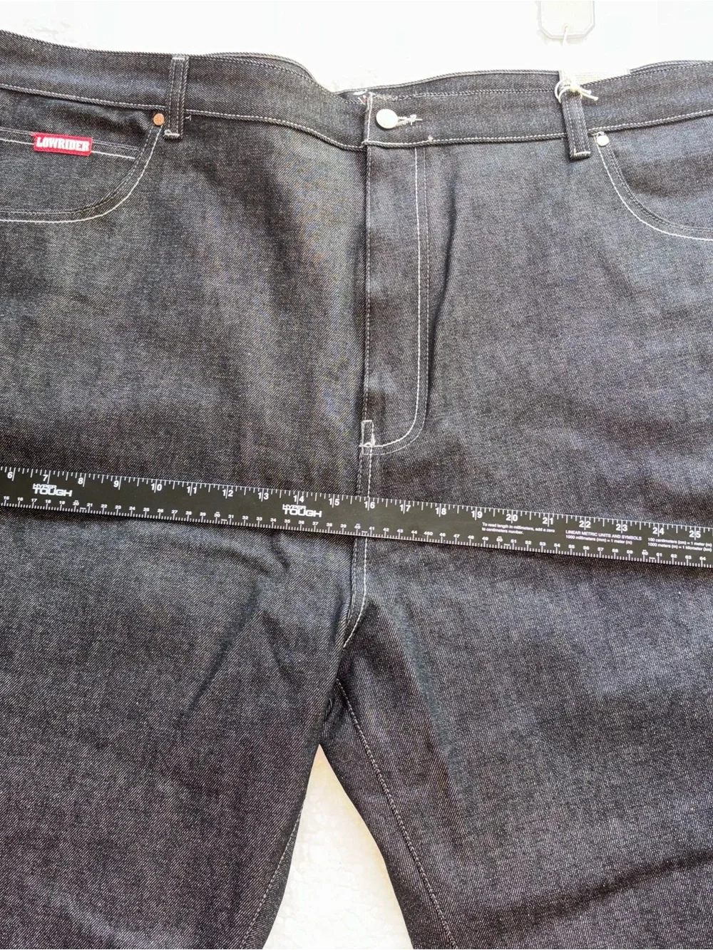 Lowrider Denim Shorts The Boulevard Classic Black Jorts Size 50 Deadstock NWT